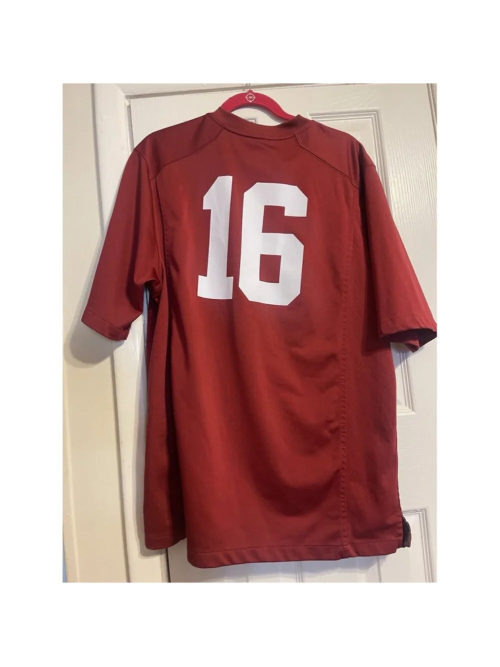University Of Alabama Crimson Tide Adult Nike Jersey #16 L